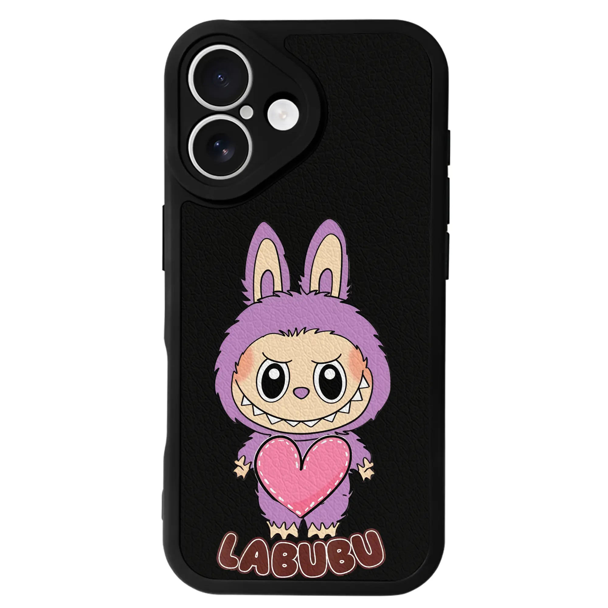 ラブブ グッズ ラブブ - IPhone 16シリーズ対応 ・ シリコンスマホケース ・ レザー調 ・ 高精度フィット ・ 耐衝撃 ・ ワイヤレス充電対応 ・ 精密カット